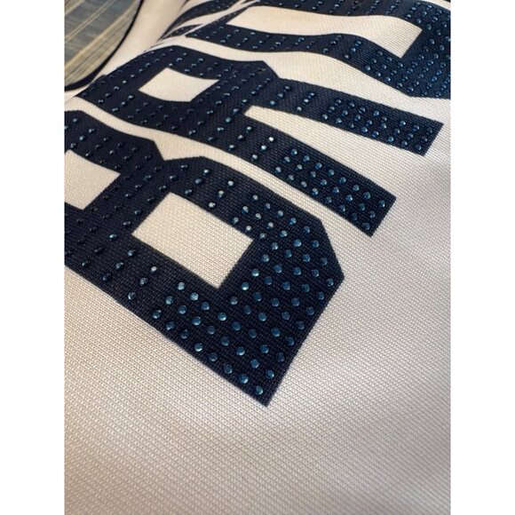 NFL Team Apparel Denver Broncos Wm XL White Full Zip Jacket Team Logo Lettering - Picture 5 of 7